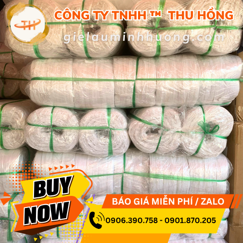 Dây nilon nem trắng 600g hàng sẵn tại kho TPHCM Dây nilon nem trắng 600g hàng sẵn tại kho TPHCM
