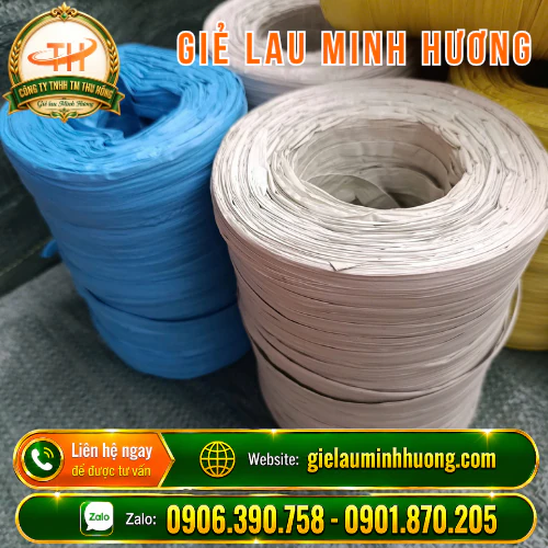 Dây nilon ống dày dặn Dây nilon ống buộc hàng hoá chắc chắn, không sợ đứt