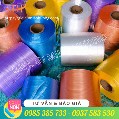 Dây nilon ống Đài Loan nhiều màu thùng 12 cuộn Dây nilon ống Đài Loan nhiều màu thùng 12 cuộn