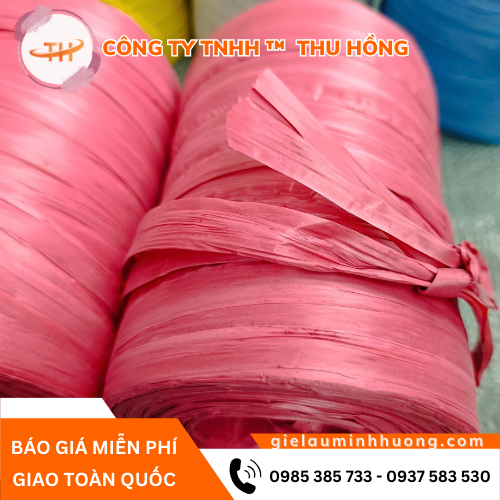 Dây nilon ống đỏ 1KG bán chạy tại Thu Hồng Dây nilon ống đỏ 1KG buộc hàng cao cấp bán chạy tại Thu Hồng