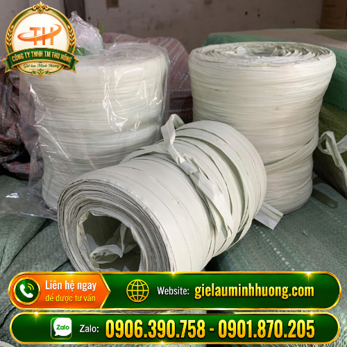 Dây nilon ống trắng 1kg siêu tiết kiệm Dây nilon ống trắng 1kg siêu tiết kiệm