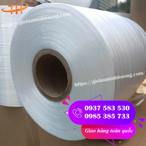 Dây nilon quấn máy Đài Loan cuộn 2kg màu trắng