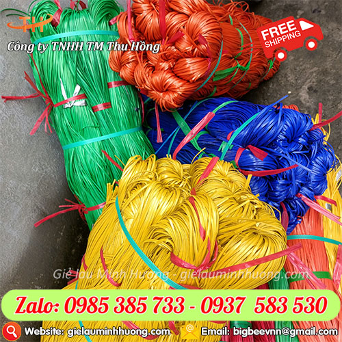 Dây nilong màu buộc hàng dai bền, chắc chắn Dây nilong màu buộc hàng dai bền, chắc chắn