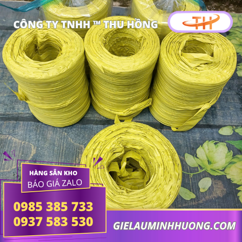 Dây nilong ống màu vàng 1kg giá rẻ sản xuất tại nhà máy Dây nilong ống màu vàng 1kg giá rẻ sản xuất tại nhà máy