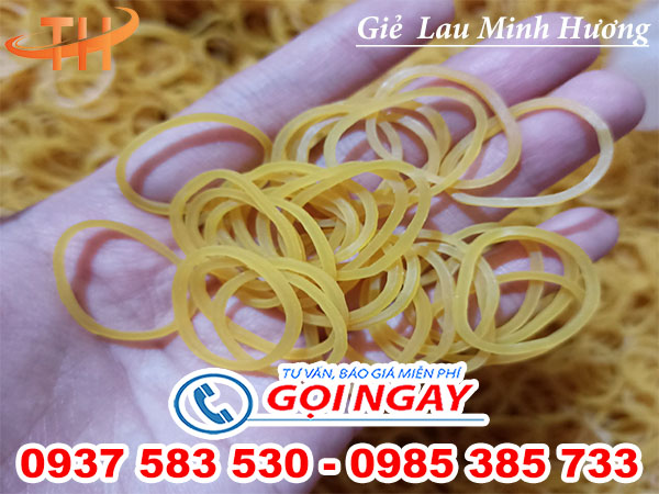 Dây thun cao su màu vàng
