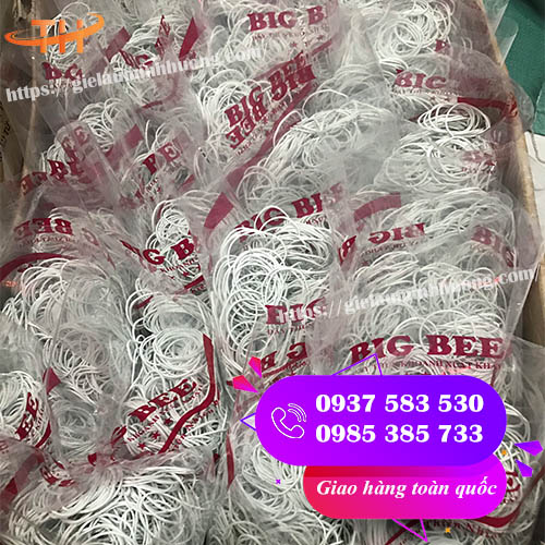 dây thun đóng bịch sẵn 500g có những loại nào?