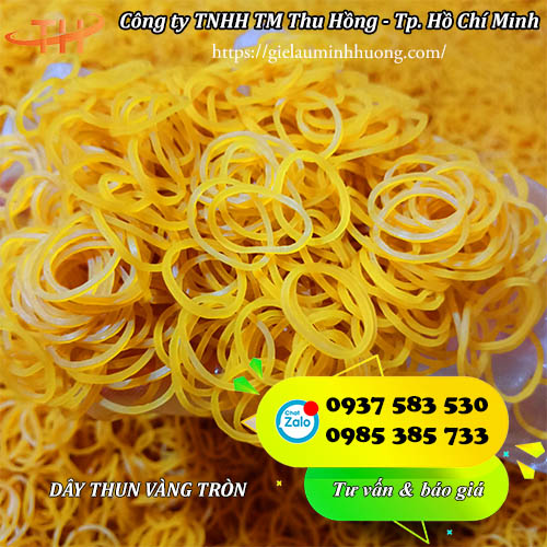 dây thun vàng tròn 100% cao su thiên nhiên dây thun vàng tròn 100% cao su thiên nhiên