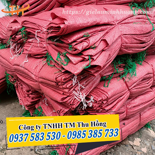 địa chỉ bán bao tải dứa đỏ 80 x 120 đựng nông sản giá rẻ