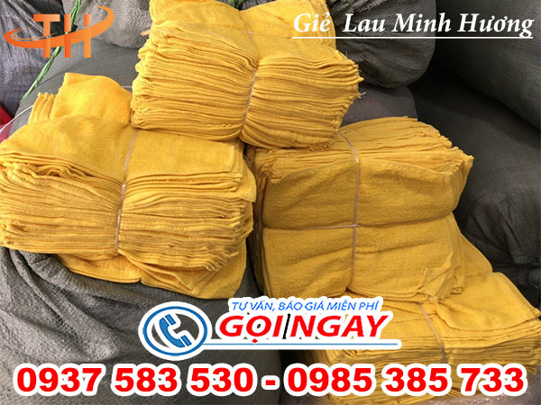 Địa chỉ bán khăn lau vuông màu vàng giá gốc rẻ