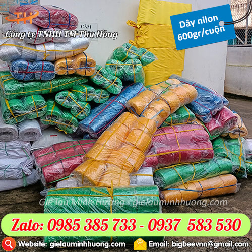 Địa chỉ cung cấp dây nilon nem đủ màu 600gr Địa chỉ cung cấp dây nilon nem đủ màu 600gr