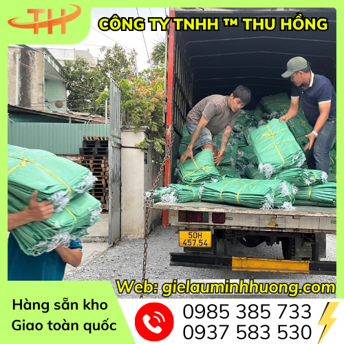 Lên hàng 10000 bao tải xanh 60x100 Đơn hàng giao sỉ 10000 bao tải dứa 60x100 6kg cho công ty đại hùng