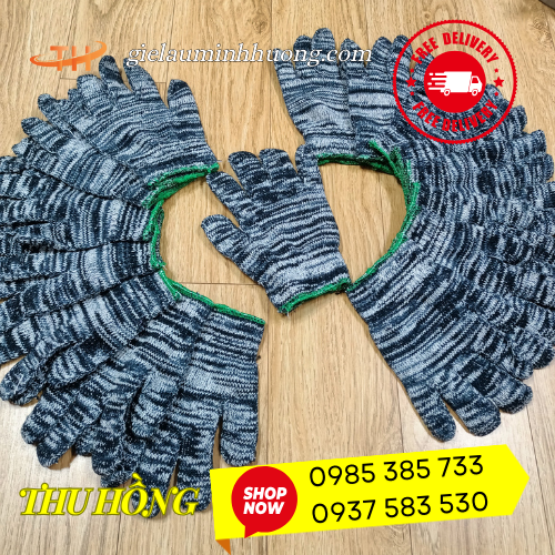 Đơn vị bán sỉ bao tay sợi muối tiêu 50g Đơn vị bán sỉ bao tay sợi muối tiêu 50g