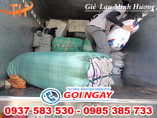 vải giẻ lau đóng bao cân ký tiện lợi