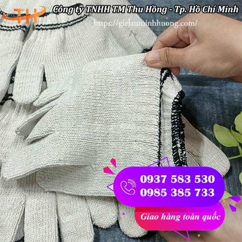 Găng tay len cotton loại 90g và 100g dệt kim 10 siêu chắc chắn Găng tay len cotton loại 90g và 100g dệt kim 10 siêu chắc chắn