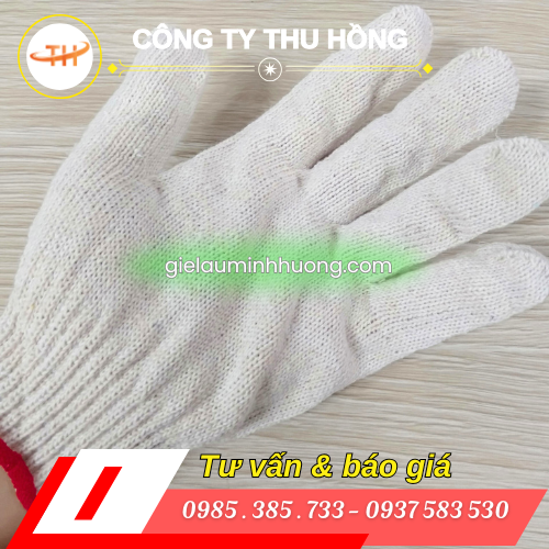 Găng tay len màu kem 40g Găng tay len màu kem 40g