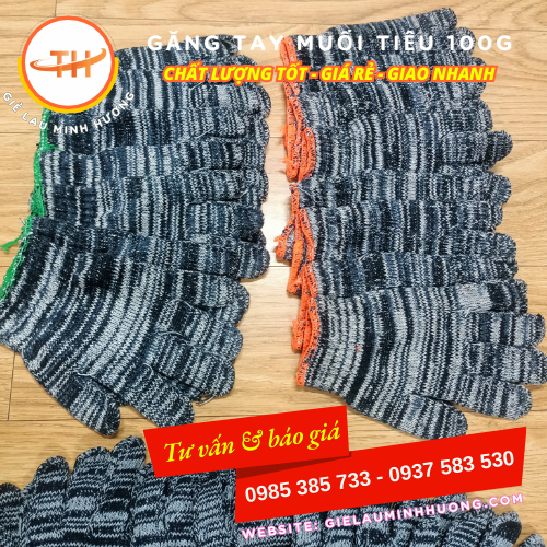 Găng tay len muối tiêu 100g giá rẻ chất lượng tốt Găng tay len muối tiêu 100g giá rẻ chất lượng tốt