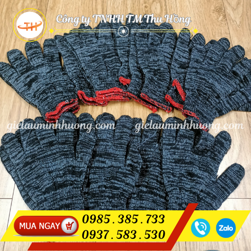 Găng tay len muối tiêu giá sỉ bịch 10 đôi Găng tay len muối tiêu giá sỉ bịch 10 đôi