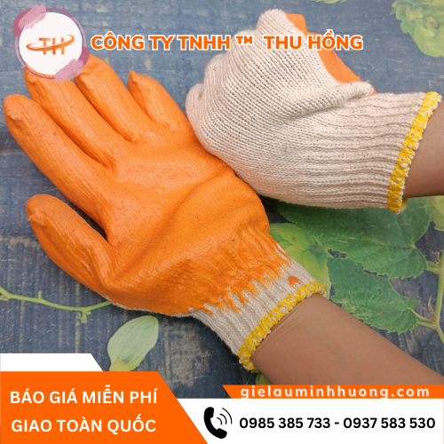 Găng tay len nhúng nhựa một mặt dệt kim 7 Găng tay len nhúng nhựa một mặt dệt kim 7