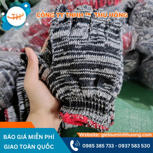 Găng tay len sợi 40g màu muối tiêu giá sỉ rẻ tận gốc TPHCM Găng tay len sợi 40g màu muối tiêu giá sỉ rẻ tận gốc TPHCM