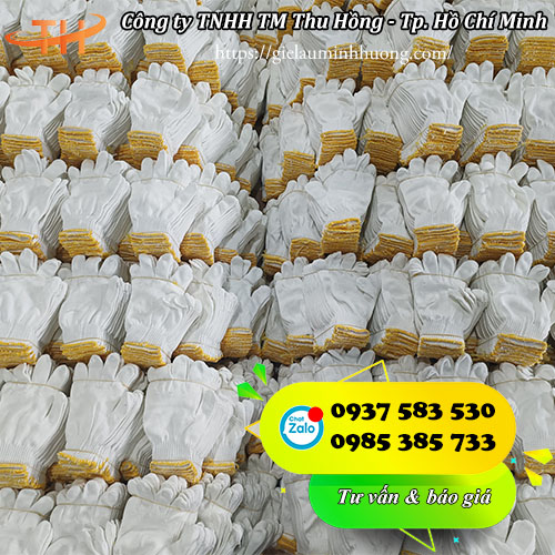 Găng tay len trắng 40g miễn ship TPHCM