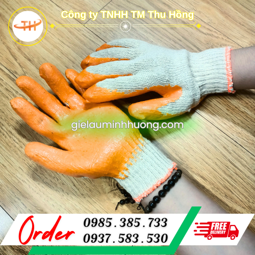 Găng tay nhúng nhựa 80g Găng tay nhúng nhựa 80g
