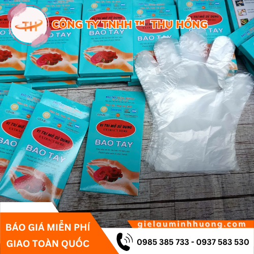 Găng tay nilon dùng một lần hộp 100 chiếc giao tận nơi Găng tay nilon dùng một lần hộp 100 chiếc giao tận nơi
