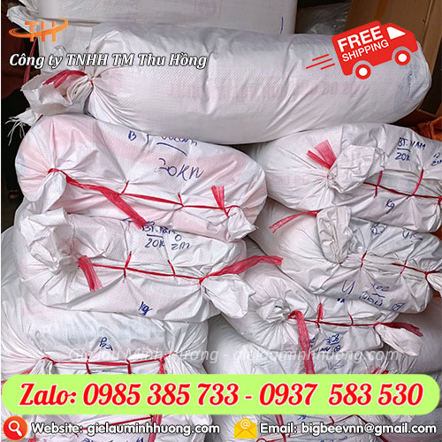 Găng tay nilon trộn thức ăn sỉ rẻ bao 20kg Găng tay nilon trộn thức ăn sỉ rẻ bao 20kg