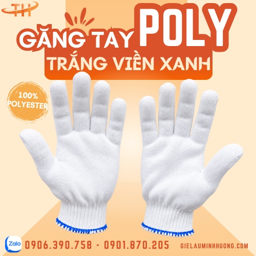 Găng tay bảo hộ sợi poly 40g Găng tay bảo hộ sợi poly 40g