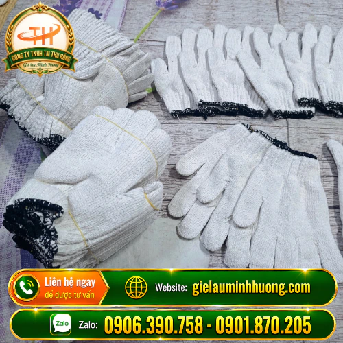 Găng tay sợi len kem 80g dệt kim không xù lông Găng tay sợi len kem 80g dệt kim không xù lông