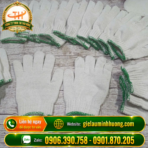 Găng tay sợi len kem 80g siêu dày Găng tay sợi len kem 80g siêu dày