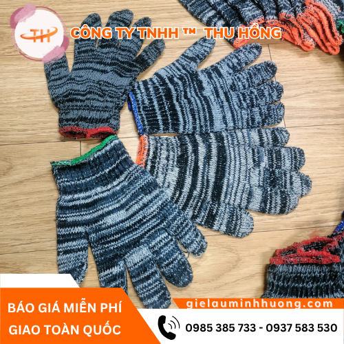 Găng tay sợi len muối tiêu đủ size 40g đến 100g cho khách sỉ Găng tay sợi len muối tiêu đủ size 40g đến 100g cho khách sỉ