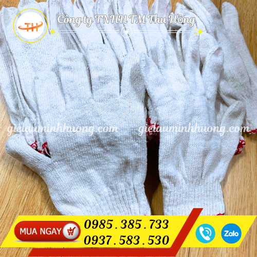 Găng tay sợi len trắng 40g kim 7 giá sỉ rẻ Găng tay sợi len trắng 40g kim 7 giá sỉ rẻ