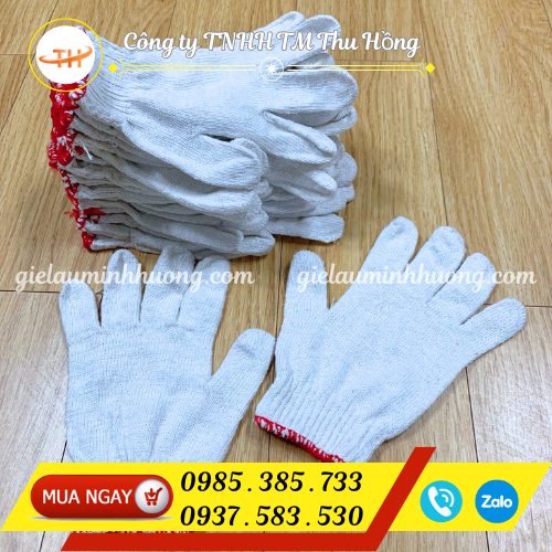 Găng tay sợi len trắng 40g kim 7 Găng tay sợi len trắng 40g kim 7