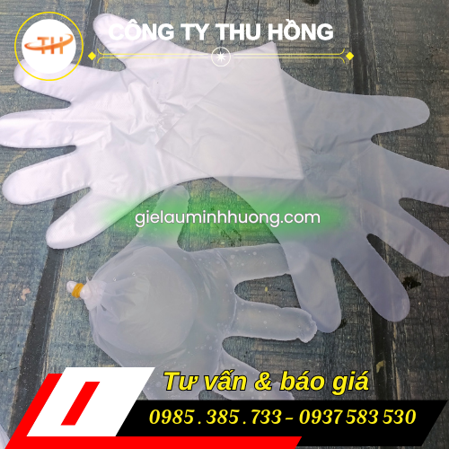 Găng tay xốp trong suốt hộp 100 cái Găng tay xốp trong suốt hộp 100 cái