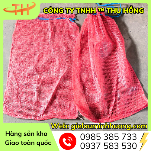 Báo giá nhập sỉ bao tải lưới miễn phí tại Thu Hồng Giá nhập sỉ bao tải lưới leno xanh, đỏ hôm nay