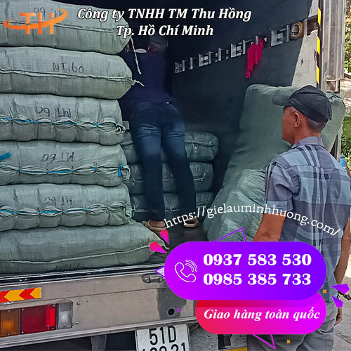 giao hàng găng tay len sợi muối tiêu số lượng lớn