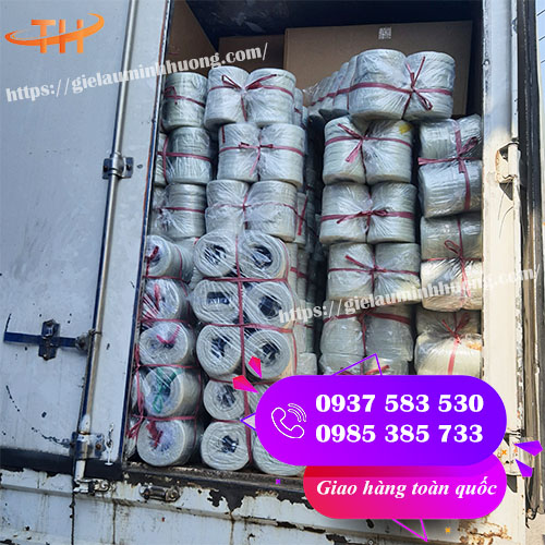 giao hàng toàn quốc dây nilon ống trắng 1kg