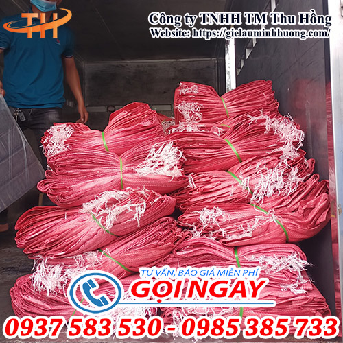 Giao miẽn phí vải lau màu, bao tải đỏ Q3 02