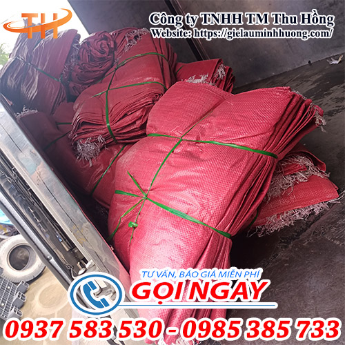 Giao miẽn phí vải lau màu, bao tải đỏ Q3 03