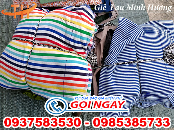 giẻ lau 1 lớp nhiều màu