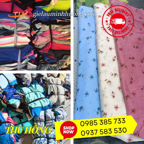 Giẻ lau bán ký đủ thứ màu Giẻ lau bán ký đủ thứ màu