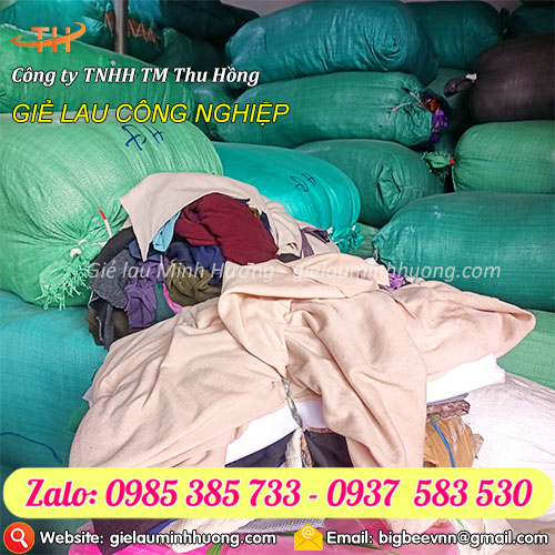 Giẻ lau chùi máy móc siêu thấm hút tốt bó 5kg Giẻ lau chùi máy móc siêu thấm hút tốt bó 5kg