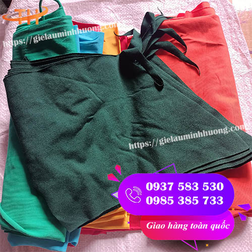 giẻ lau công nghiệp giá rẻ, siêu thấm hút, đủ màu sắc tại TPHCM