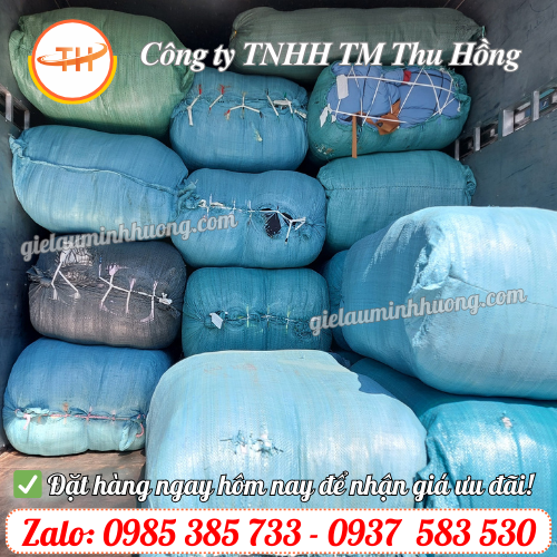 Giẻ lau công nghiệp đủ loại,số lượng lớn, đóng bao sẵn. Giẻ lau công nghiệp: Giải pháp vệ sinh hiệu quả cho doanh nghiệp sản xuất