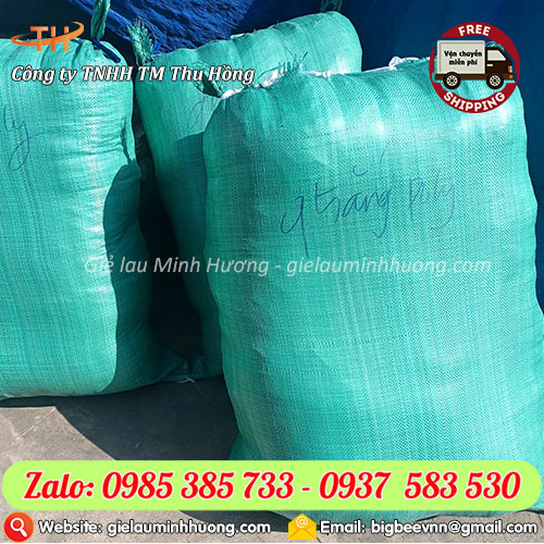 Giẻ lau công nghiệp không bụi quéo trắng poly 50kg 1 bao Giẻ lau công nghiệp không bụi quéo trắng poly 50kg 1 bao