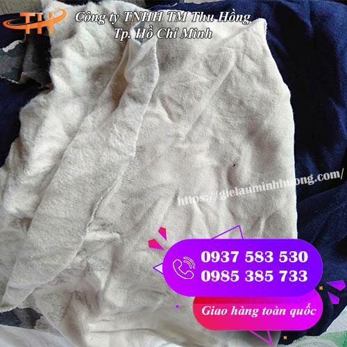 giẻ lau công nghiệp lau máy đủ màu đủ kích thước