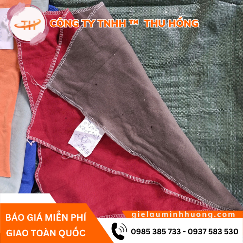 Giẻ lau công nghiệp màu tái chế tiết kiệm chi phí Giẻ lau công nghiệp màu tái chế tiết kiệm chi phí