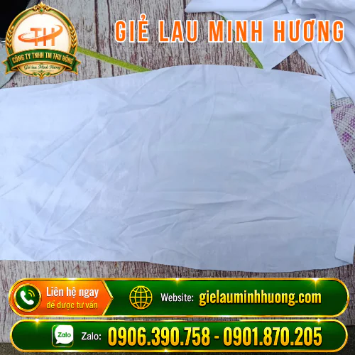 Giẻ lau công nghiệp màu trắng cỡ lớn Giẻ lau công nghiệp màu trắng cỡ lớn