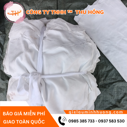 Giẻ lau công nghiệp màu trắng độ sạch cao cho gara ô tô Giẻ lau công nghiệp màu trắng độ sạch cao cho gara ô tô