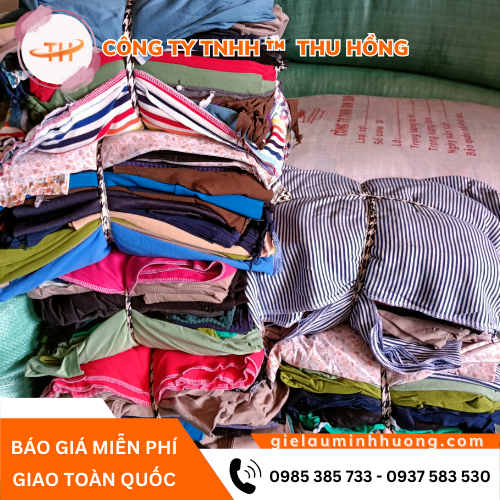 Giẻ lau công nghiệp nhiều màu cắt miếng sẵn Giẻ lau công nghiệp nhiều màu cắt miếng sẵn